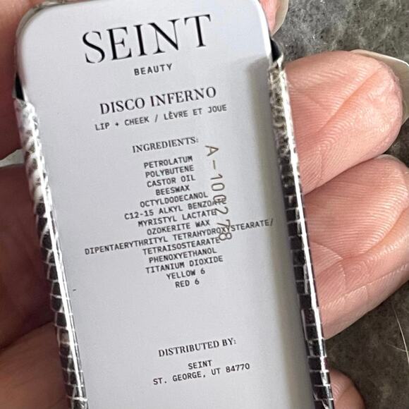 Seint Disco Inferno Lip + Cheek, New Tin - Picture 2 of 3